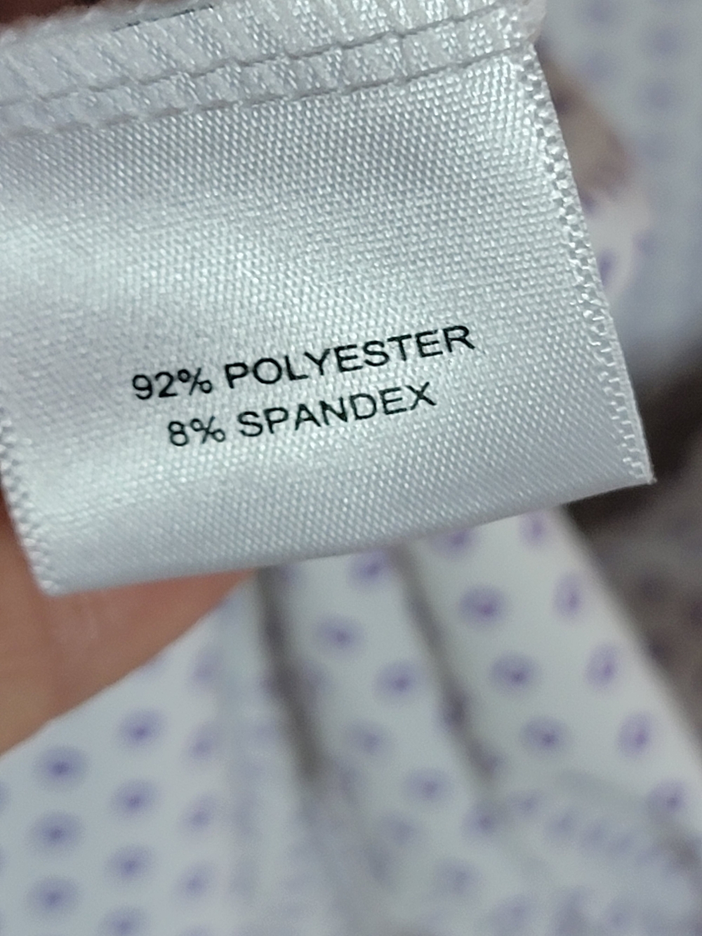 Peter Millar Summer Comfort Polo In White And Purple Size Medium - Picture 6 of 9